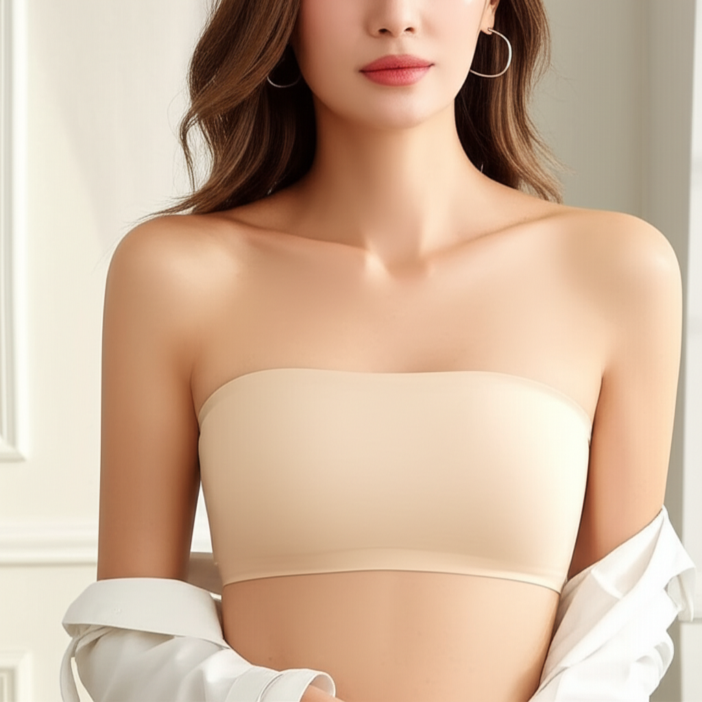 Wear Bandeau Bra to Look Attractive