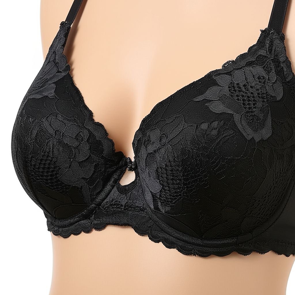 Wear Black Lace Bra to Look Attractive
